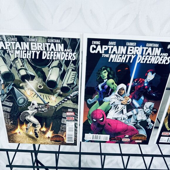 Secret Wars Love, Howard The Human, Agent Atlas One Shots & Capt Britain 1-2 - Picture 2 of 5